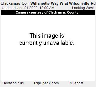 Traffic Cam Clackamas Co - Willamette Way W at Wilsonville Rd